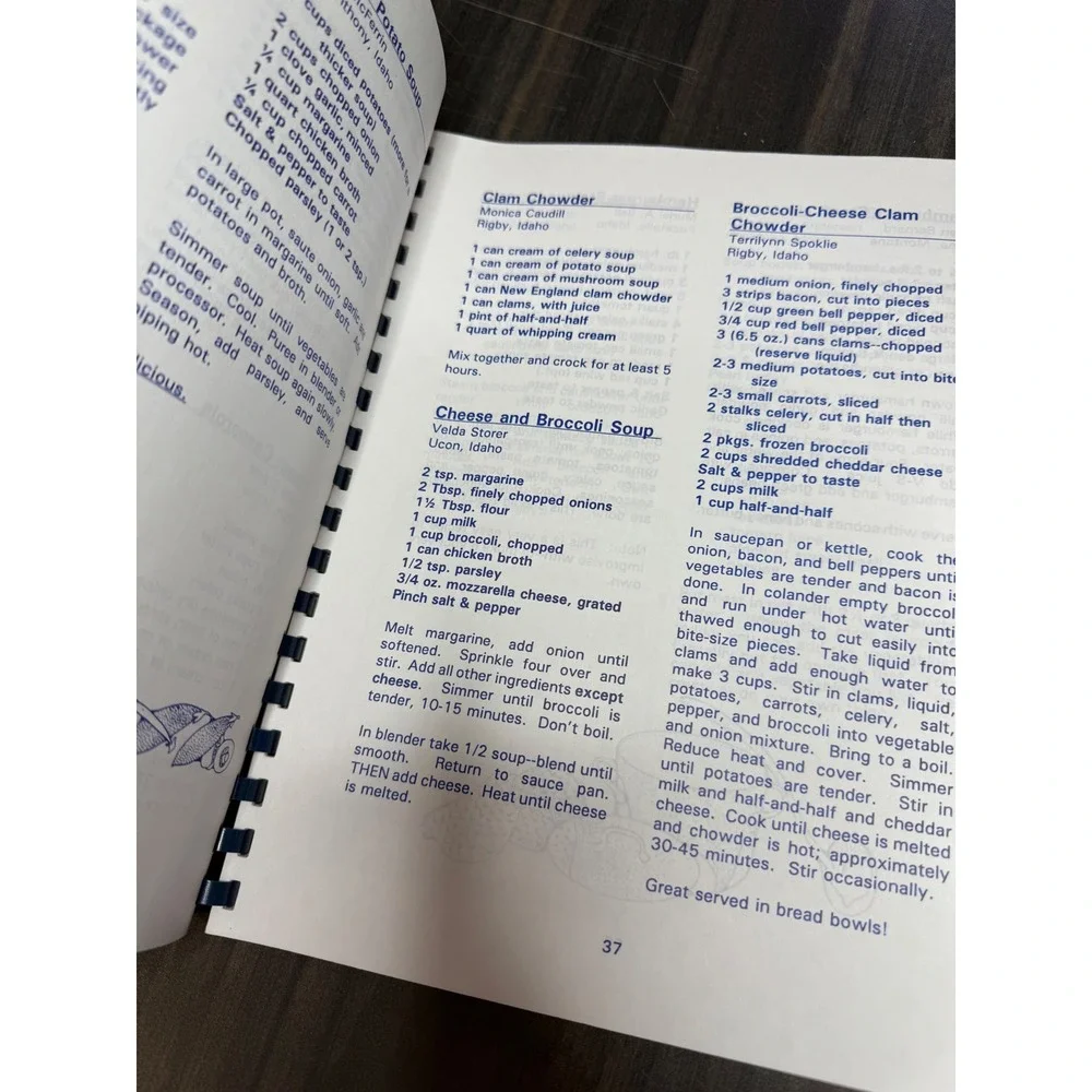 Vintage Idaho 8 KIFI-TV Family Recipe Cookbook Spiral Bound Regional‎ Recipes